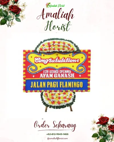 Bunga Papan Congratulation di Tapos I